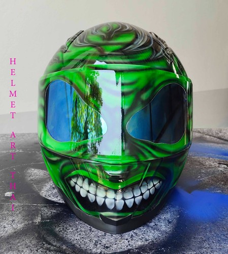 Hulk custom motorcycle helmet - custom,