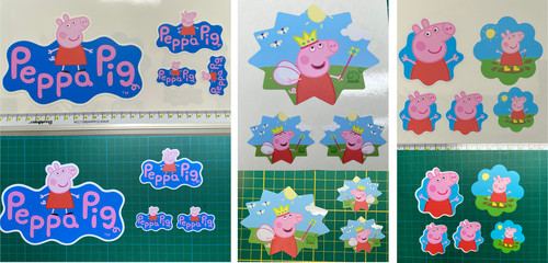 Peppa pig sticker - sticker, set