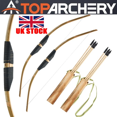 Archery wooden bow arrows set - archery,