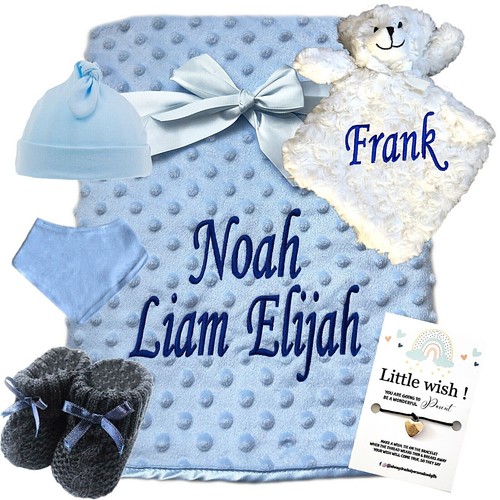 Personalised baby blanket - baby,