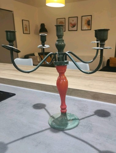 Vintage metal and - (brass?),