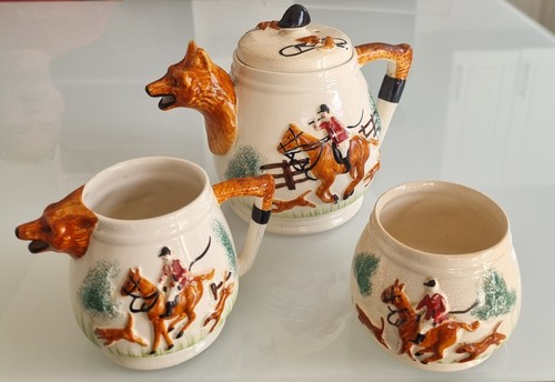 Portland pottery tea - pottery, (fox