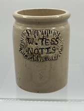 W.Tess Nottinghamshire Stoneware Jar.