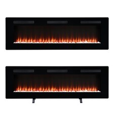 Dimplex Sierra 60 Optiflame Media Wall Fireplace 60"/152cm Glass Electric Fire