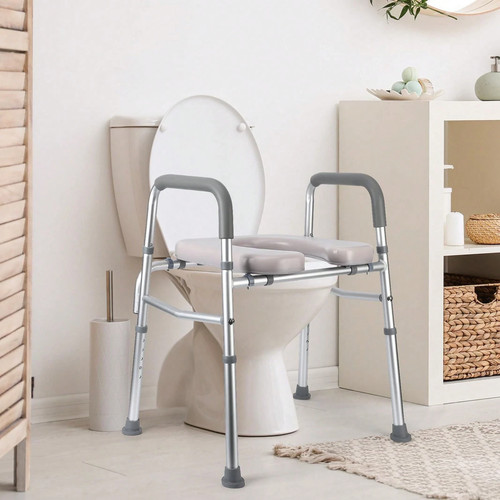 Portable raised toilet - raised, seat