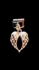 New Silver Dangle Charm Angel