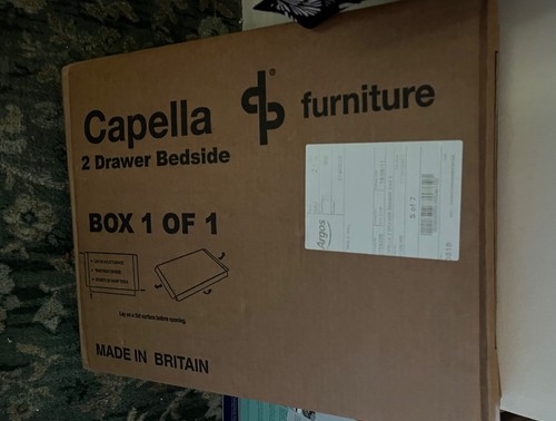 Bnib capella drawer - 2, bedside