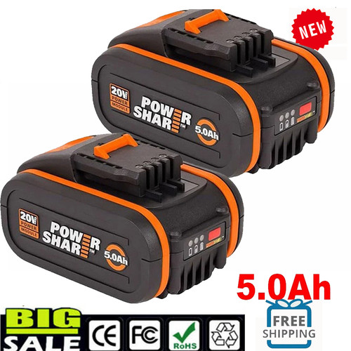 0ah for worx 20v - 8.0ah, li-ion