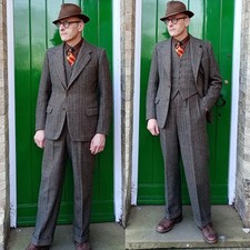 Vintage Tweed Herringbone Men