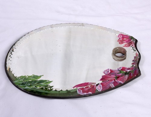 Mirror painted palette flowers - mirror,