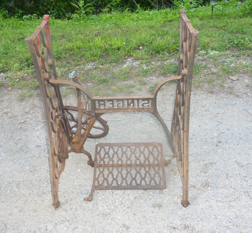 Antique singer sewing - sewing, machine
