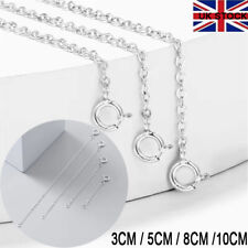 Genuine 925 Sterling Silver Strong Chain/Bracelet/Extender Necklace & 925 Stamp