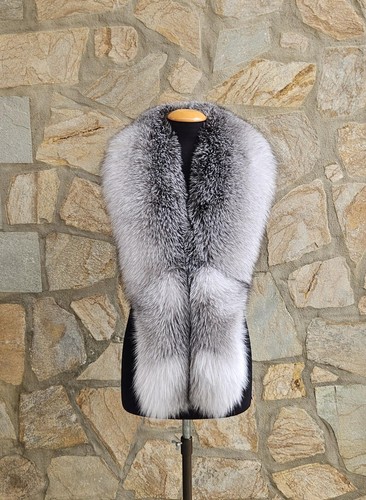 Long fur stole - long,
