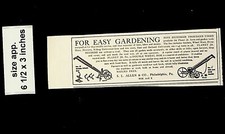 1906 For Easy Gardening Mowers Allen + Co Philadelphia Vintage Print Ad 19542