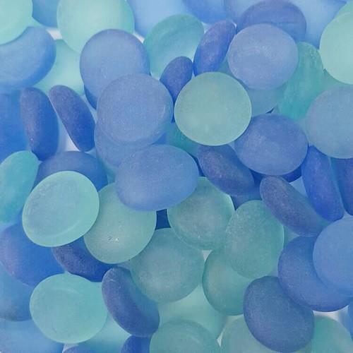 Glass pebbles 20mm aquarium - glass,