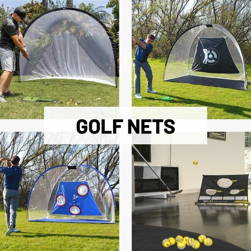 Golf practice net swing - golf,