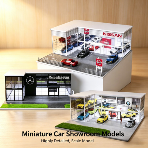 Diorama diecast garage - diorama,