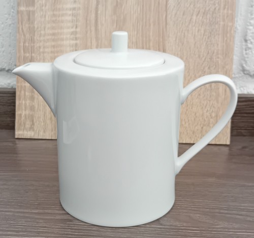 Large glossy white teapot - glossy, by