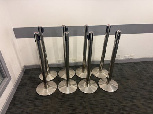 Queue barrier stainless - -,