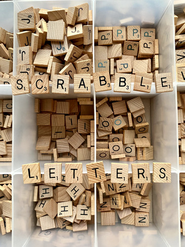 Wooden letter titles - wooden,