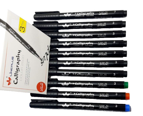 Chislled nib calligraphy - 10,