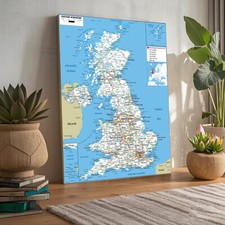 A0 A1 A2 A3 Map Of Britain UK