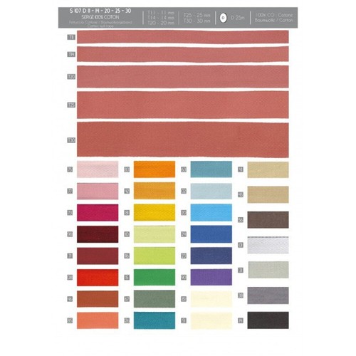 Stephanoise cotton twill - twill, tape