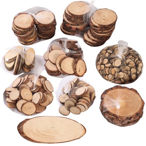 Real wood slices - real,