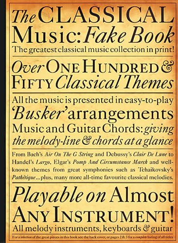 The classical music fake book - music,