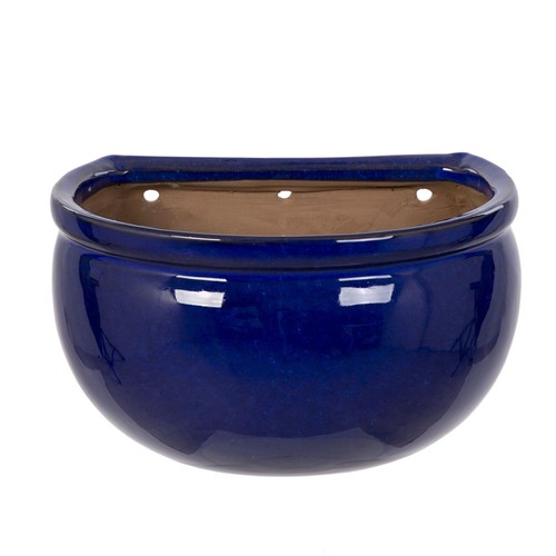 Blue gloss ceramic wall - blue,