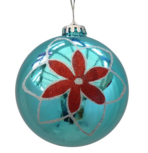 Giant turquoise baubles - giant,