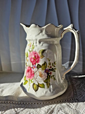 James Kent Old Foley Harmony Rose porcelain jug, floral pitcher England