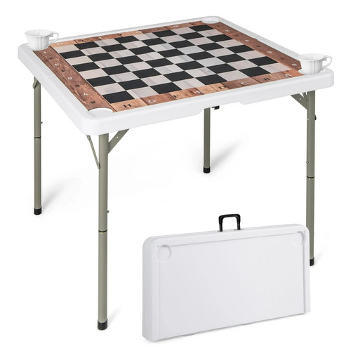 Folding chess table - cm,