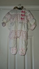 Next Baby Girl 3-6mths Snowsuit 