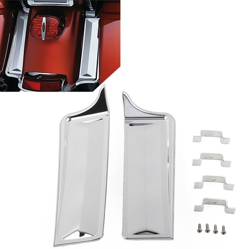 Pair chrome rear fender - pair,