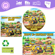 JCB Diggers Cake Topper