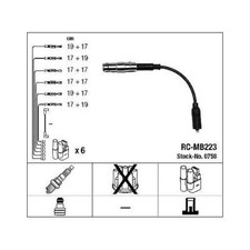 0758 NGK IGNITION CABLE KIT