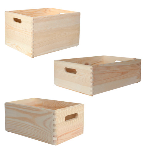 Wooden crates with handles 3 - crates,