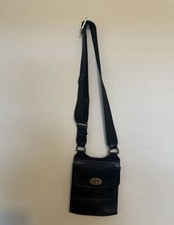 Vintage Mulberry Cross Body Black Leather Bag Satchel
