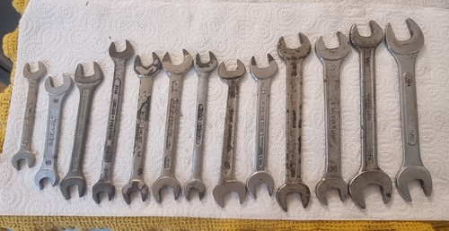 Vintage spanners wrenches - x,