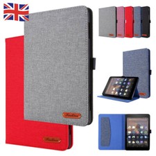 For Amazon Kindle Fire HD8 12th/10th Gen 2024/2022 Case Smart Leather Flip Cover
