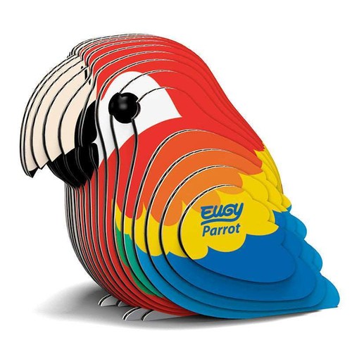 Eugy parrot model kit - 3d,