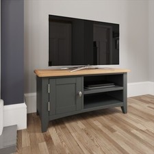 CLEARANCE CAMBRIDGE GREY TV UNIT 1 DOOR 1 SHELF EX-DISPLAY