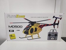 FliteZone Helicopter Hughes MD-500E Swiss 6G 335mm RTF NEW