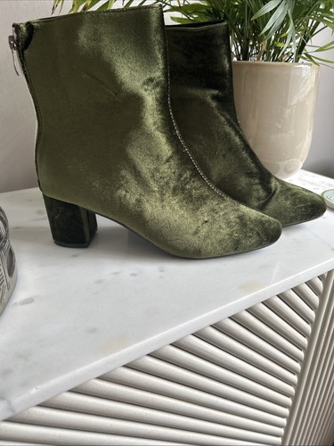 Ladies green ankle cowboy - ankle,