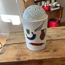 Vintage Mid-Century Italian Pottery Large Flour Sifter / Shaker – Retro!