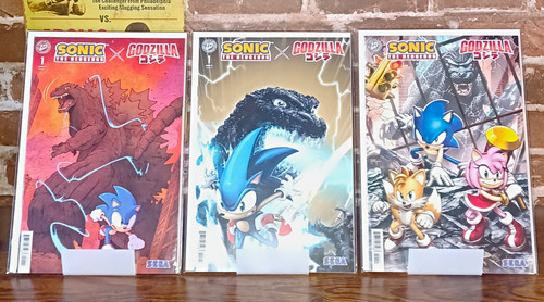 Sonic the hedgehog godzilla - x,