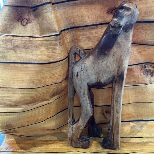 Large wooden hand carved - wooden,