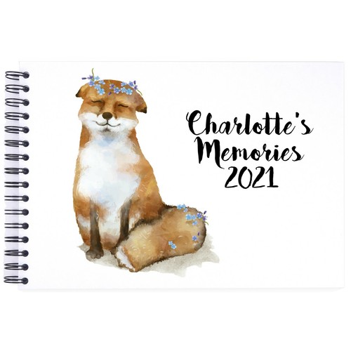 Personalised cute fox animal - fox,