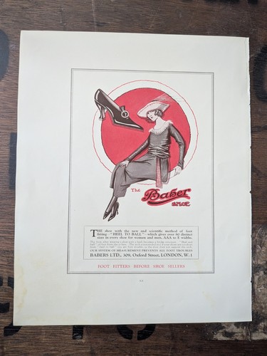 Original 1920s art - original, advert